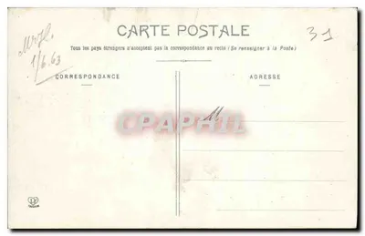 Toulouse — Der Bergfried des Capitole — Generaldruckerei, Toulouse — Rückseite