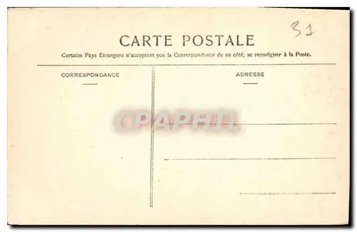 Toulouse — Nef van Sint Sernin — Monotype Lard, Toulouse, n°10 — Achterkant