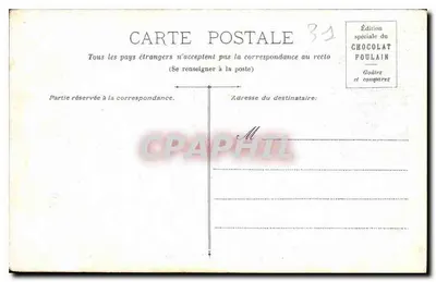 Toulouse — Museo-Cloître — Edizione speciale del cioccolato Poulain — Verso