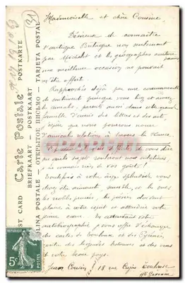 Toulouse — El Hotel de Pierre (detalle) — N° 339 — Reverso