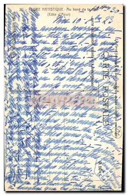 Au bord de la Mer — Côte d'Azur — Édition Beetz, n°20 — Verso