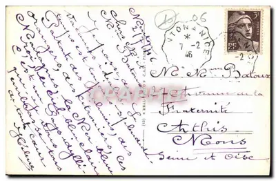 Menton — Vista geral — LL, n°201 — Verso
