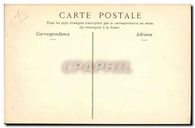 Marseille — O Desembarcadouro do Castelo de If — Collections ND Phot — Verso