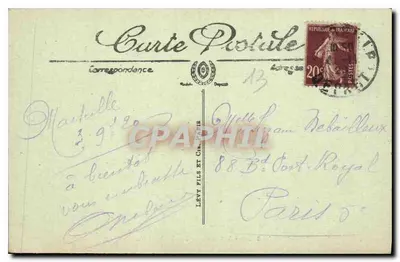 Marseille — Bourse i Plac — LL Select 154 — Rewers