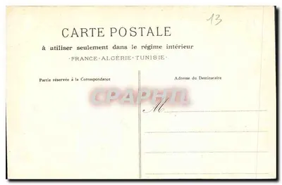 Marseille - 1054 - Wyjście ze Starego Portu — Fototypia L. Laouer, 18, rue Phubaneau — Rewers
