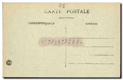 Chartreuse de SÉLIGNAT — Dziedziniec i Fontanna — Wyd. Vve Ravlier Bourg-Cl. A. Ordier — Rewers