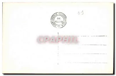 Kościół w Brou — Witraż Pielgrzymi z Emmaus — Wydawca Graphique — Rewers