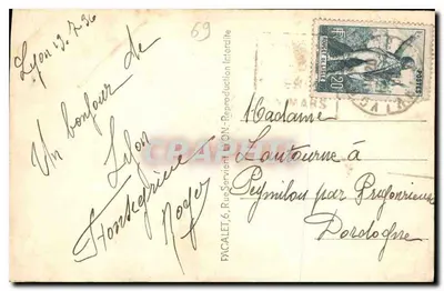 Lyon — O Palácio de Justiça e o Coliseu de Fourvière — P. 69 — Verso
