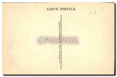 Bellegarde (Ain) — Perda da Valserine e Ponte Natural das Oulles — L. Michaux, edit. Bellegarde — Verso