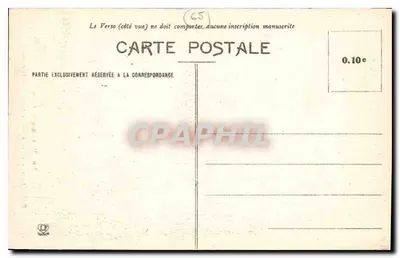La Rimaye na dnie Cirque de Gavarnie — Les Hautes-Pyrénées — Phototype Labouche Frères, Toulouse, nr 221 — Rewers