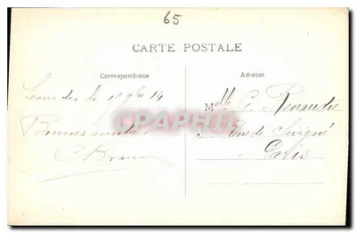 Lourdes — Bazylika i Esplanada — wydawca 'Les Pyrénées', nr 1033 — Rewers