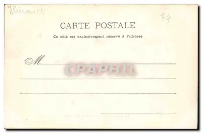 O Circo de Mourèze — O Passo do Esfinge — L. Froment, fot. Lodève — Verso