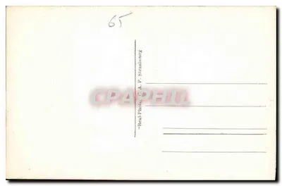 Lourdes — Widok nocy z Bazyliki podczas procesji z latarniami — C.A.P. Strasbourg, nr 162 — Rewers