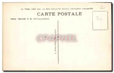 Montpellier — Widok ogólny — J. Astny wydawca Montpellier, nr 71 — Rewers