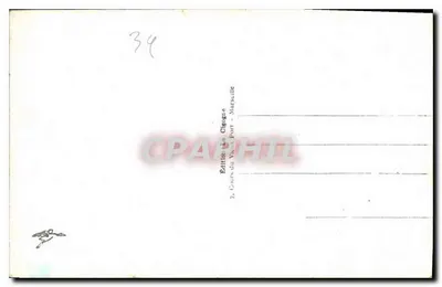 Montpellier — Woda Château — Wydawnictwo La Cigogne, Marsylia — Rewers