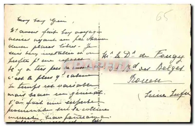 Lourdes — Ogólny widok z Fortu Château — wydawca Cap, nr 11.388 — Rewers