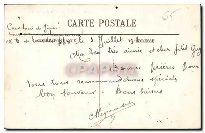 Lourdes — A Basílica e o Gave — LL. — N° 317 — Verso
