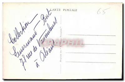 Peregrinação do Calvário de Pont-Château — XIVa Estação — Jesus é carregado para o Santo Sepulcro — Editor: Coleção das Tradições Francesas — Verso