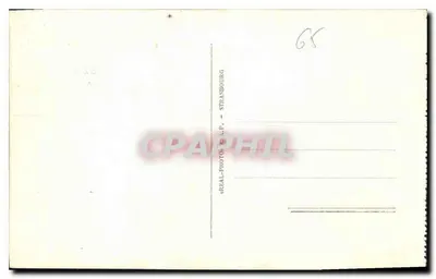 ST Sauveur — O Ponte Napoléon — editor STRASBOURG — Verso