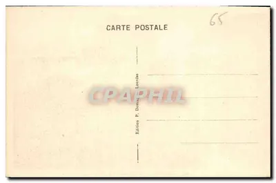 Lourdes - Le Château-Fort — P. D. — n° 107 — Verso