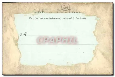 Toulouse — Igreja da Dalbade, Tímpano da Porta, Coroamento da Virgem — Coleções ND Phot, n° 105 — Verso