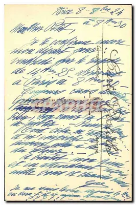 Nice — A Promenade dos Ingleses (Efeito de noite) — LL, n°14 — Verso