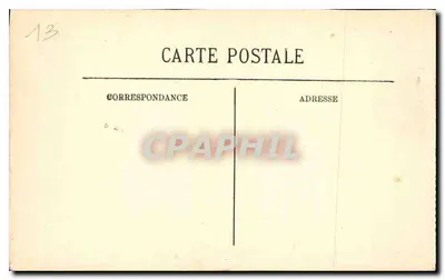 Marseille — O Castelo de If — Edição do Livro Rembolsável (depositado), F. Chambaz, Chambéry — Verso