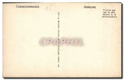 La Napoule — A Praia e o Castelo — Lévy & Neurunden Réunis — Verso