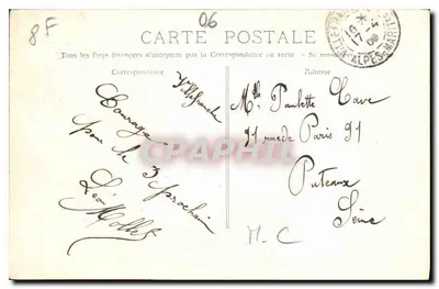 Monaco - Le Rocher - La Ville — uitgever Graphephil, n° 4199 — Achterkant