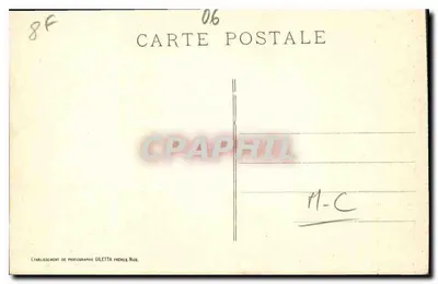 Monako — Fronton Kasyna — Wydawnictwo Giletta, fot. Nice, n° 727 — Rewers