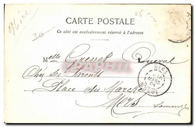 Nice — Promenada Anglijska z lotu ptaka — Wydawnictwo Giletta, fot. Delanoix, n°493 — Rewers
