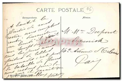 Monte Carlo — Ansicht des Casinos, der Terrassen und des Cap Martin — ND. Phot. n°261 — Rückseite