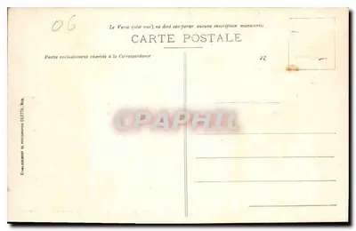 Monaco - Eerwaardige trap - Paleis van de Prins — Uitgave Giletta, n° 750 — Achterkant