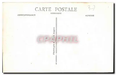 Loches (Loir-et-Cher) - Zamek Królewski - Część zbudowana przez Karola VII i wejście do grobu Agnieszki Sorel — Rewers