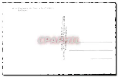निस के पैनोरामा इटली के सीमा तक — एडिशन आर्ट मुनियर, निस — पीछे