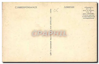 La Costa Azzurra — Tempio Greco — Lévy & Neudrèin, Parigi — Verso