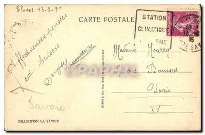 Oluses — Cachoeira de Englenaz — Braun & Cie, Mulhouse-Dornach — Verso