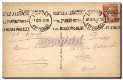 A Infância de Bernadette em Bartrès — A Vida de Bernadette — Editor: Il. (n° 291) — Verso