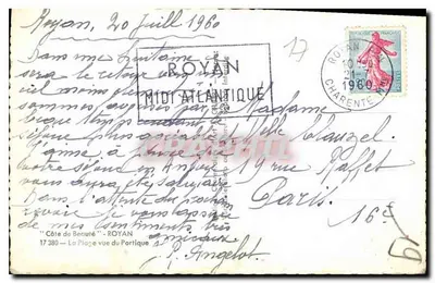 Royan — Plaża widziana z portyku — Gilber — Rewers