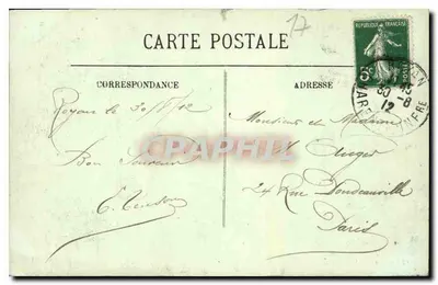 A Grande Côte — O Poço de Lanture — LL. — N° 142 — Verso