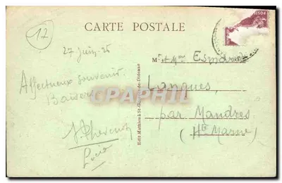 St-Georges-de-Didonne — Os Rochos de Vallières, A Ponta de Suzac — Edit Mathieu em St-Georges-de-Didonne — Verso