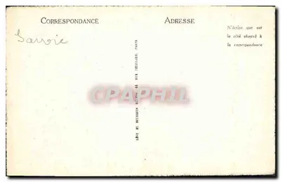 Lago de Annecy — Menton — A orillas del Lago — LL — n°225 — Reverso