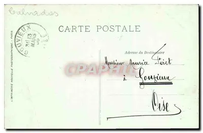 Caen — A Porta de Socorro do Castelo — LL. — Verso