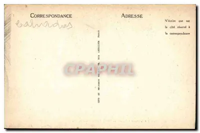 CAEN — Duża łukowana część świątyni Świętego Piotra — LL — Rewers