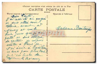 Lisieux — El Jardín Público — El Museo — G. Arnaud, editor — Reverso