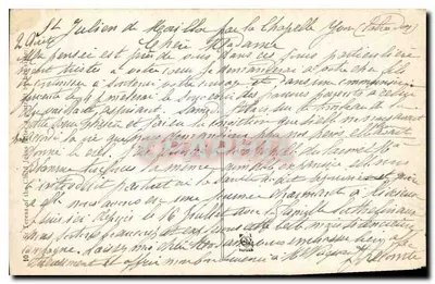 Irmã Térèsa da Criança Jesus — (segundo um quadro de sua irmã) — n°10 — Verso