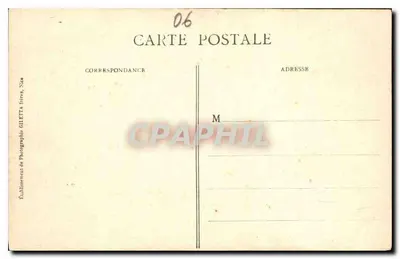 Monte-Carlo — Widok między oliwkami — Wydawnictwo Giletta, fot., Nice, n°871 — Rewers