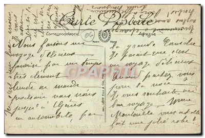 Envelope de Nice — Rua da Corniche — O Cabo Ferrat e a Ponta St-Hospice — LL. Selecta — Verso