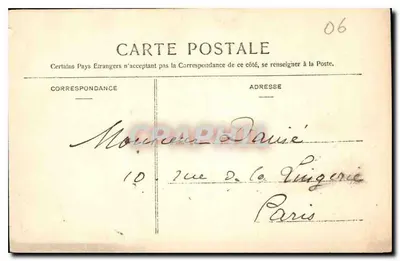 Nice - Le Paillon — widok rzeki i mostu, wydawca Azur, n°13 — Rewers