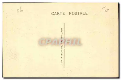 Wyspa Świętego Honorata — Abpia Lérins — Ogrody Monasteryku — J. Gilletta et Cie, Nice, n°159 — Rewers